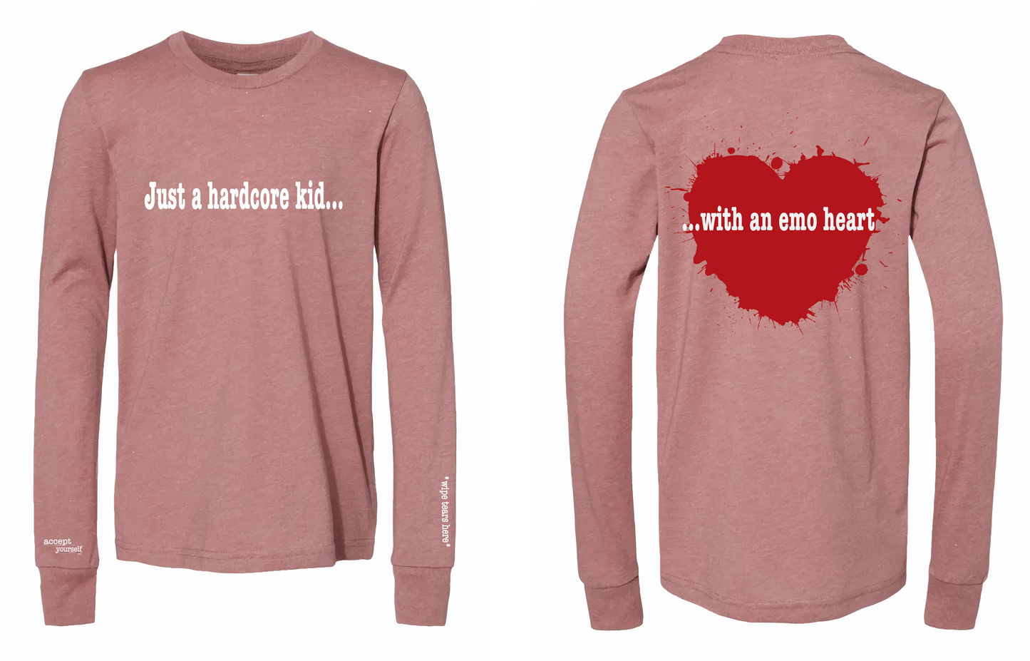 Just A Hardcore Kid... Youth Long Sleeve T-Shirt
