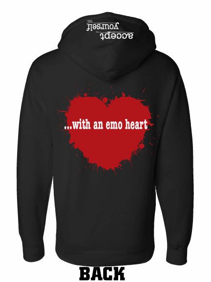 Just A Hardcore Kid... Adult Hooded Sweatshirt